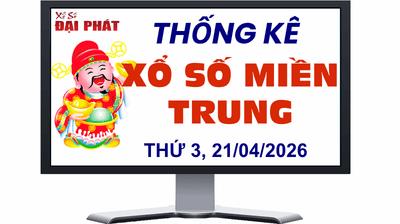Thống Kê Xổ Số Miền Trung 21/04/2026 - Thống Kê XSMT Thứ 3 Ngày 21/04/2026